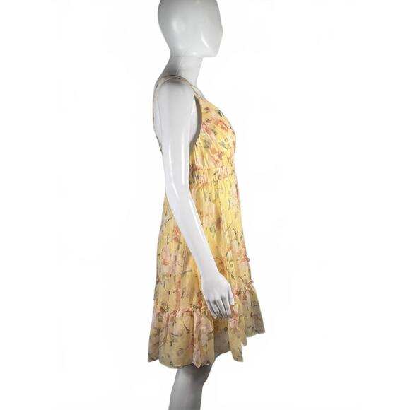 MAC DUGGAL Ieena Floral Minidress Size 2 - Picture 6 of 8